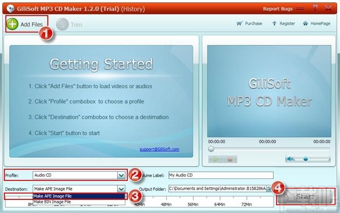 Free Audio CD Burner下载,音频光盘刻录软件,光盘工具,刻录软件,cd刻录