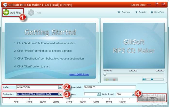 Free Audio CD Burner下载,音频光盘刻录软件,光盘工具,刻录软件,cd刻录