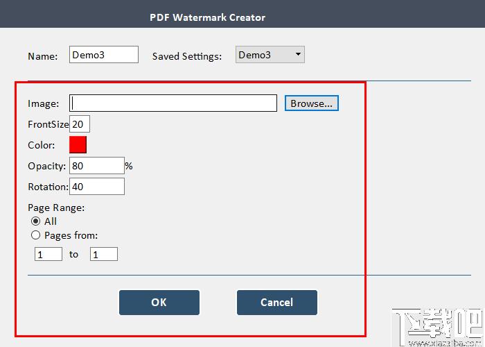Free PDF Watermark Creator下载,水印添加