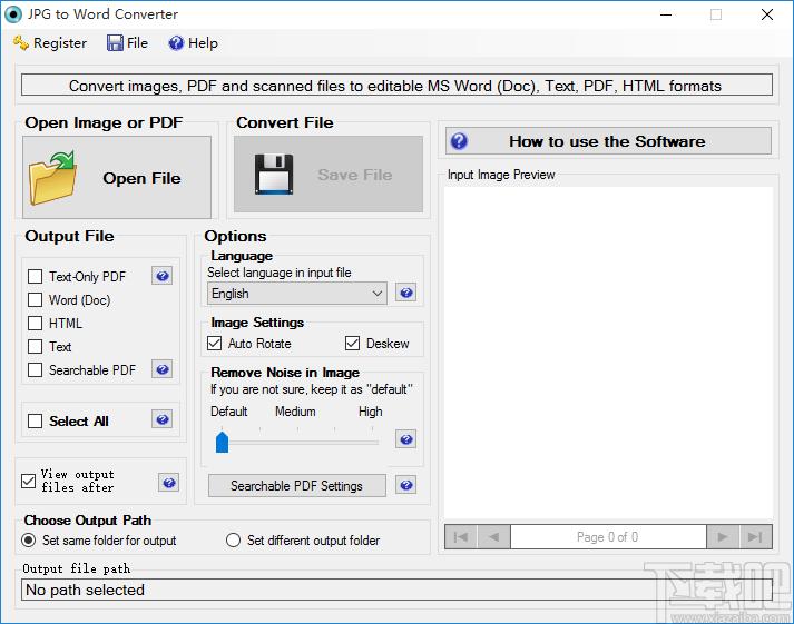 JPG to Word Converter下载,图片转文字,图文提取