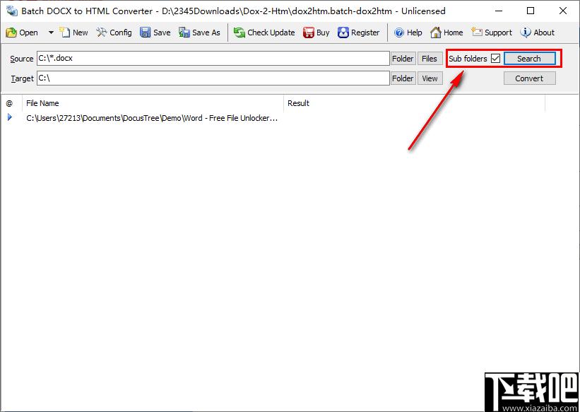 Batch DOCX to HTML Converter,docx转换,文件转换