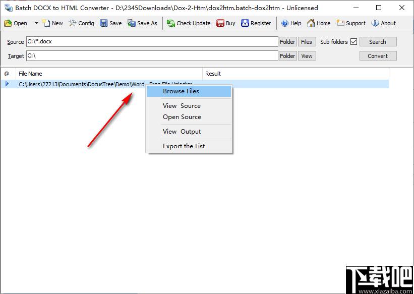Batch DOCX to HTML Converter,docx转换,文件转换