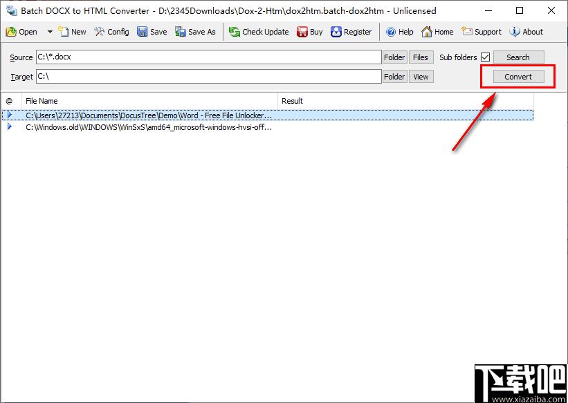 Batch DOCX to HTML Converter,docx转换,文件转换