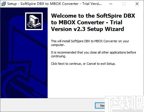 SoftSpire DBX to MBOX Converter下载,文档转换,邮件转换